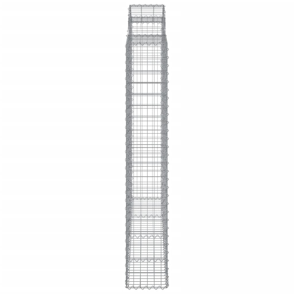 Cesti Gabbioni ad Arco 6 pz 200x30x180/200 cm Ferro Zincato