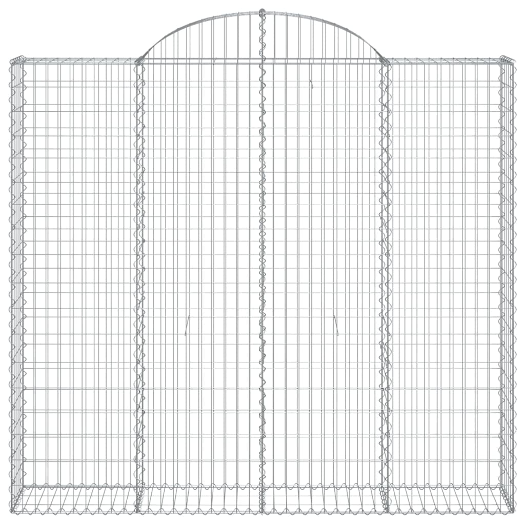 Cesti Gabbioni ad Arco 25 pz 200x30x180/200 cm Ferro Zincato