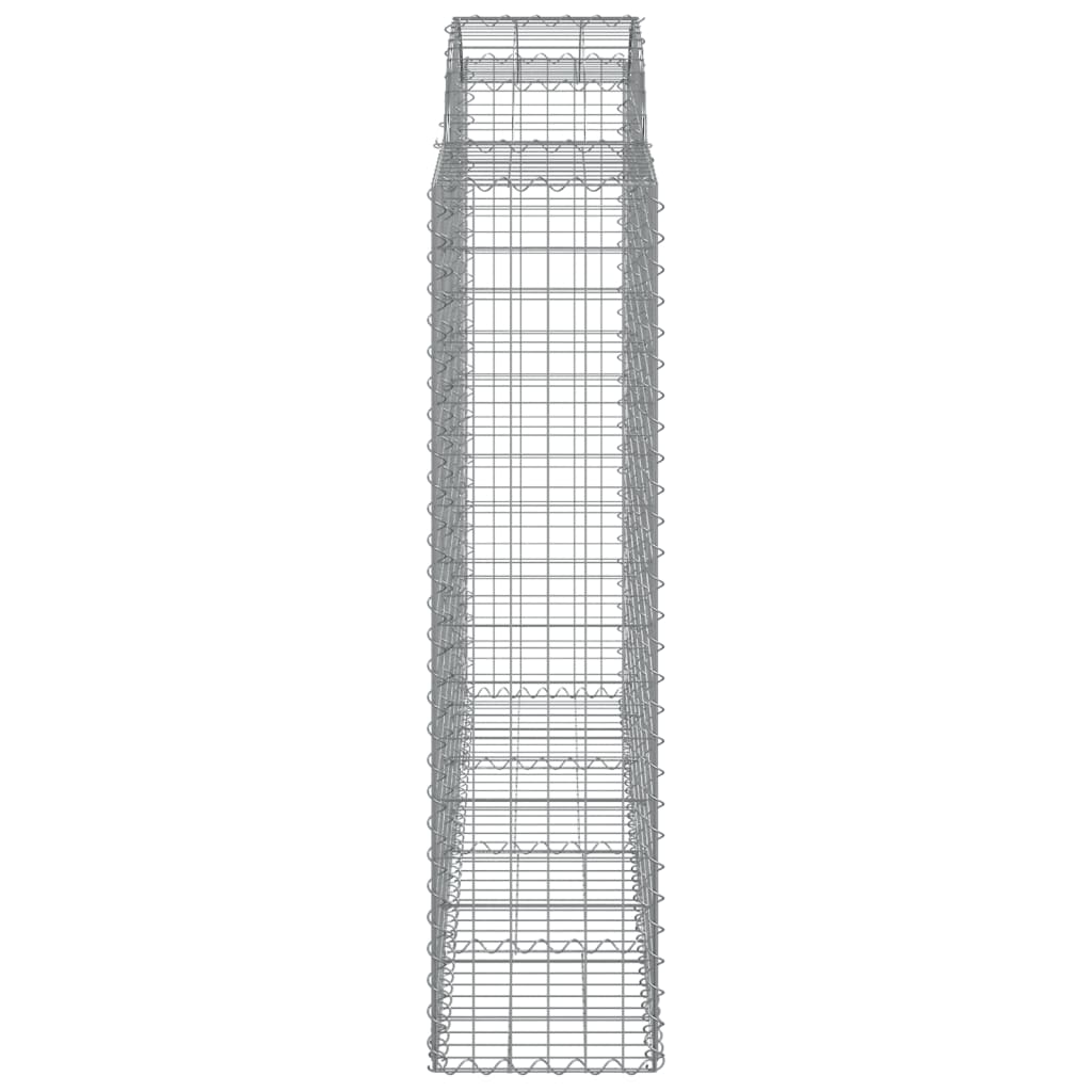 Cesti Gabbioni ad Arco 25 pz 200x50x160/180 cm Ferro Zincato