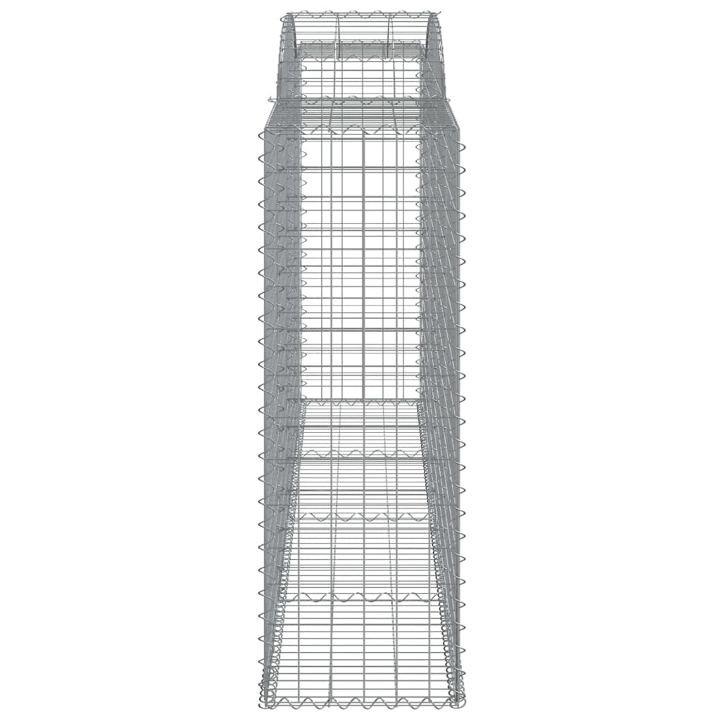 Cesti Gabbioni ad Arco 30 pz 300x50x140/160 cm Ferro Zincato