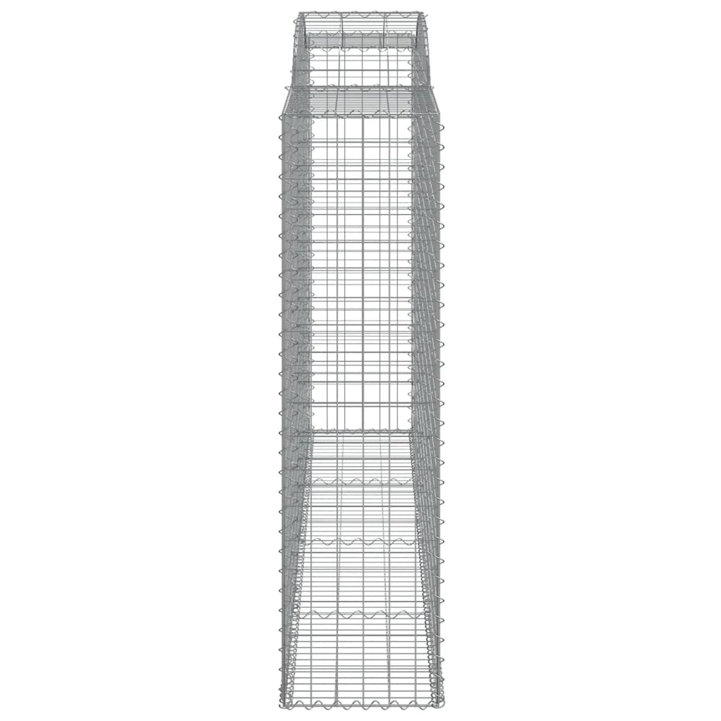 Cesti Gabbioni ad Arco 2 pz 300x50x180/200 cm Ferro Zincato