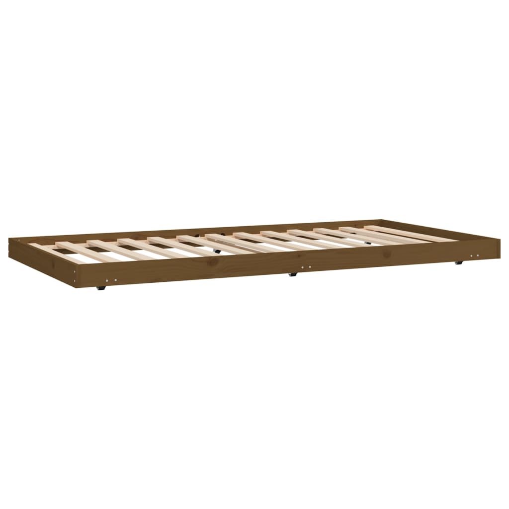 Giroletto Marrone Ambra 90x200 cm in Legno Massello di Pino