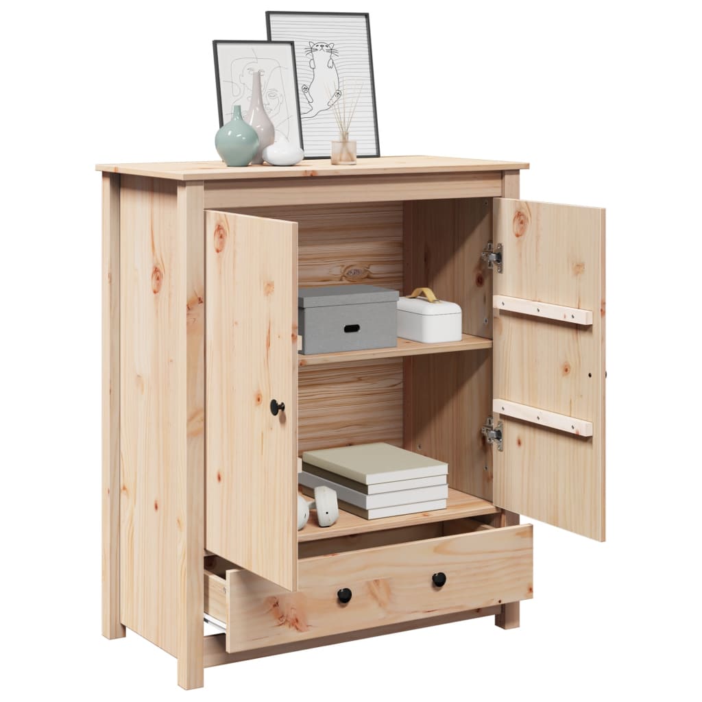 Credenza 83x41,5x100 cm in Legno Massello di Pino