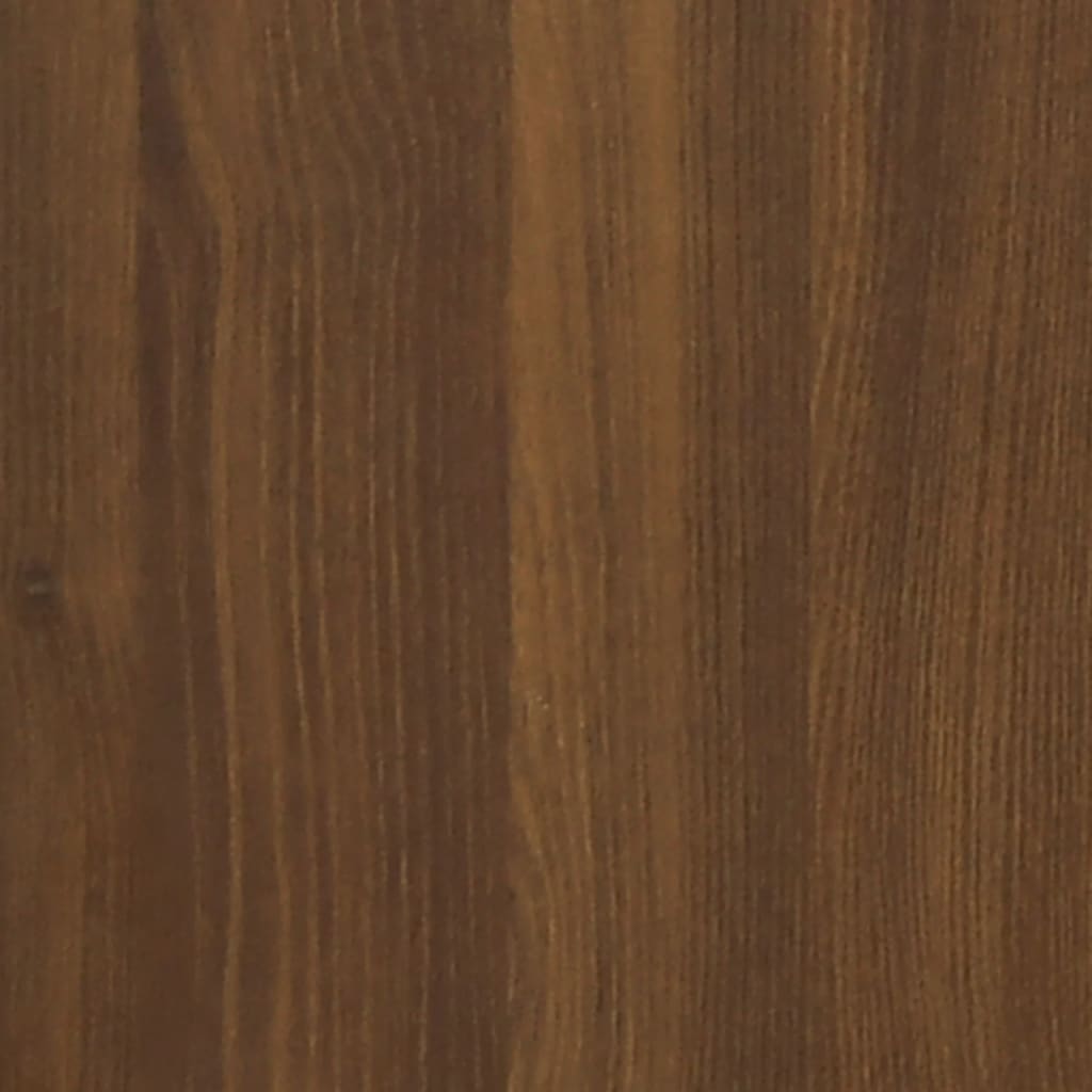 Comodino Rovere Marrone 100x35x40 cm Legno Multistrato