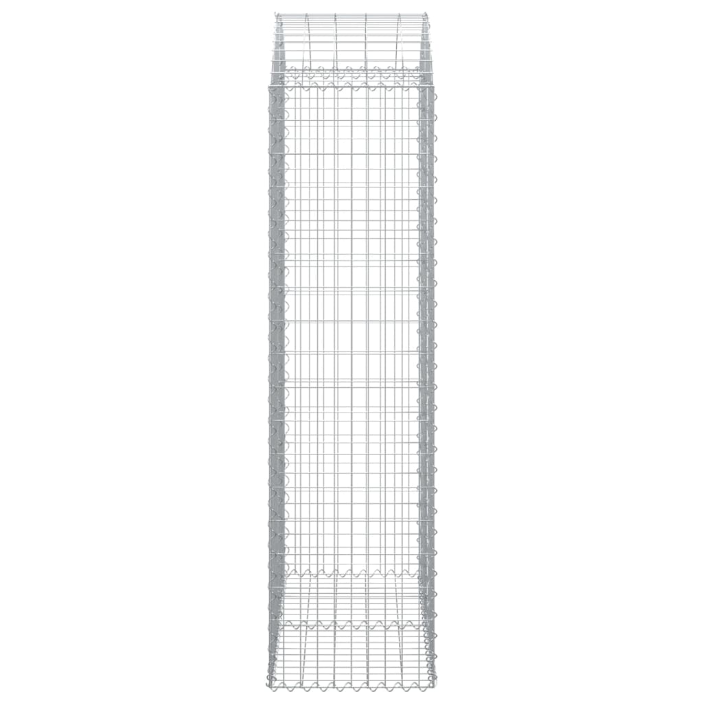 Cesto Gabbione ad Arco 100x50x180/200 cm Ferro Zincato