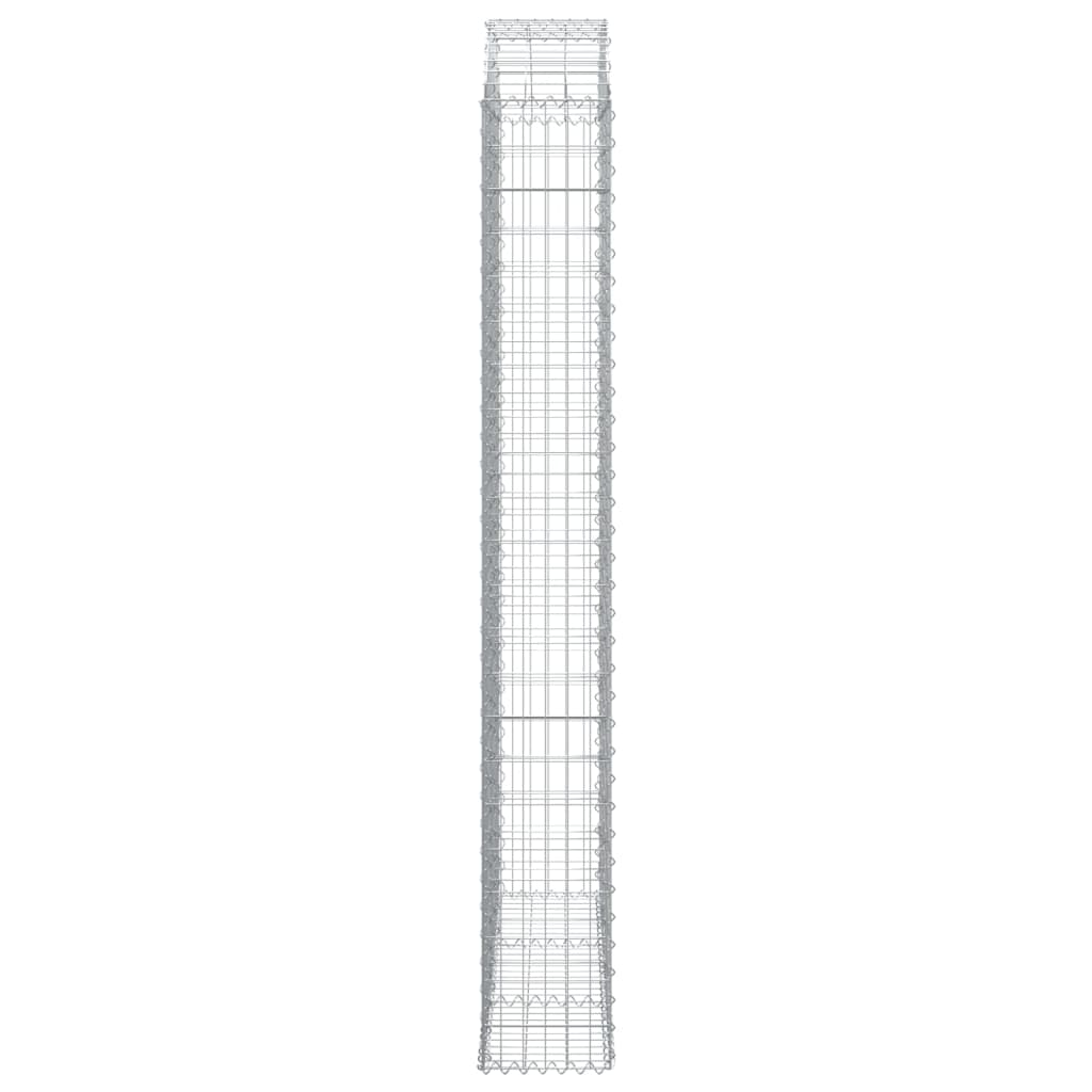 Cesto Gabbione ad Arco 150x30x220/240 cm Ferro Zincato