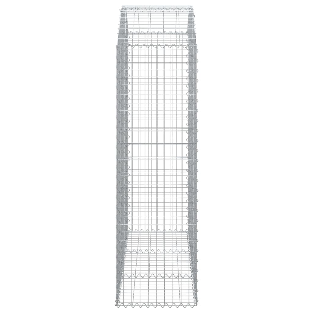 Cesto Gabbione ad Arco 150x50x160/180 cm in Ferro Zincato