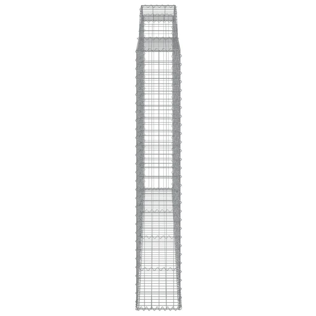 Cesto Gabbione ad Arco 300x30x180/200 cm Ferro Zincato