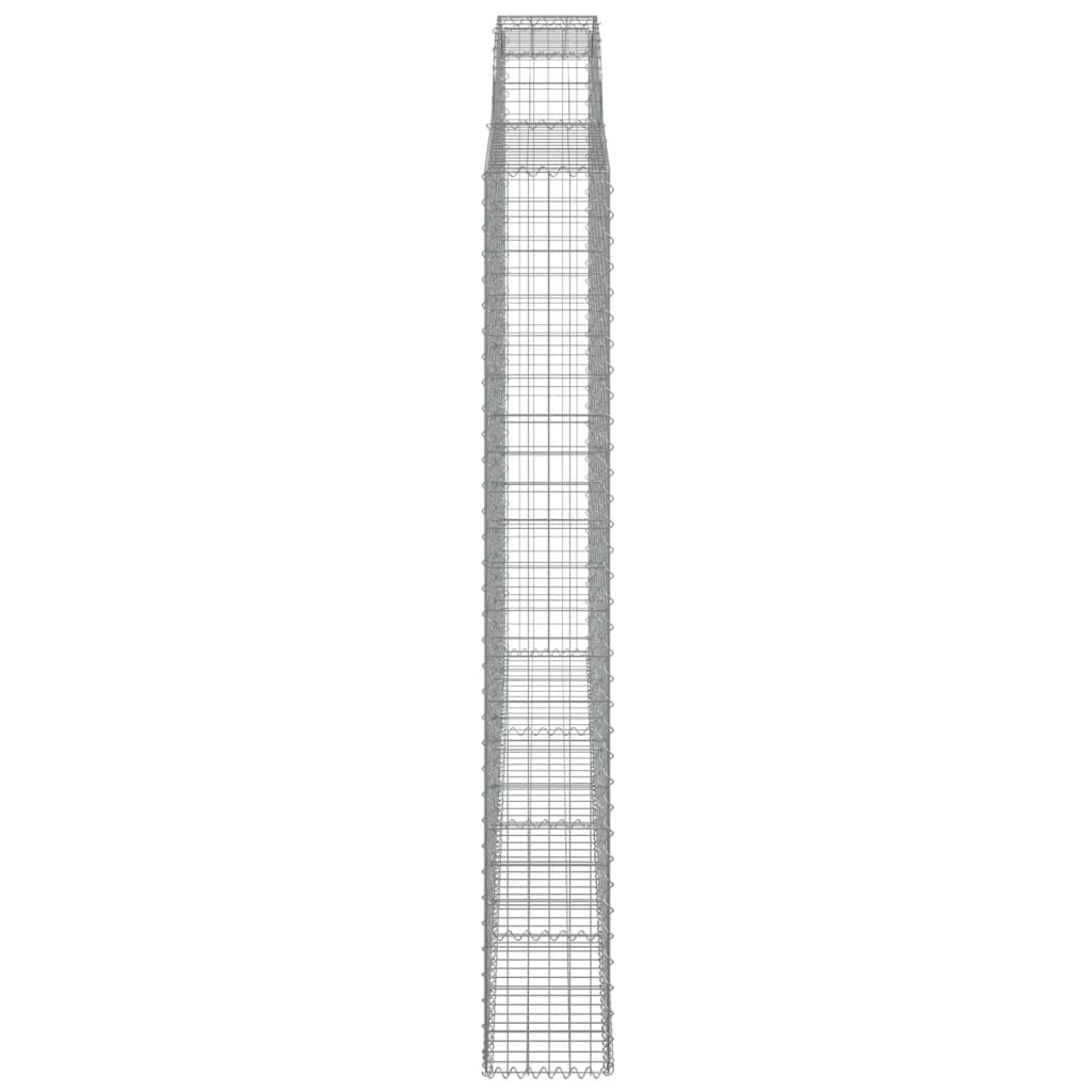 Cesto Gabbione ad Arco 300x30x220/240 cm Ferro Zincato