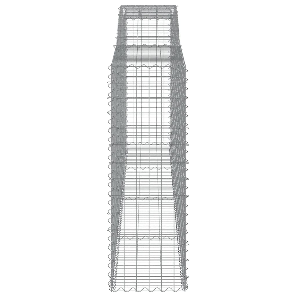 Cesto Gabbione ad Arco 400x50x140/160 cm Ferro Zincato