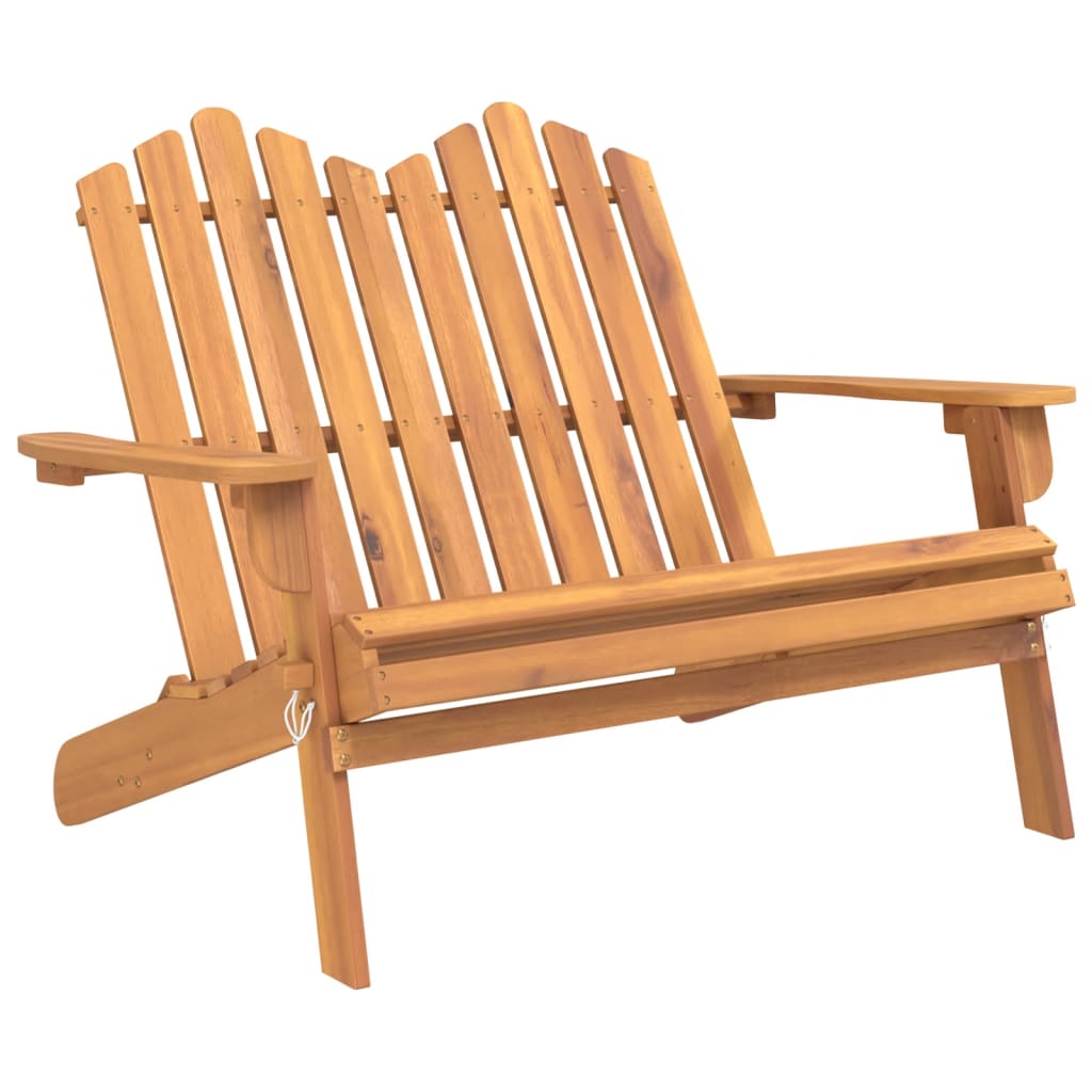 Set Salotto da Giardino Adirondack 5pz Legno Massello di Acacia