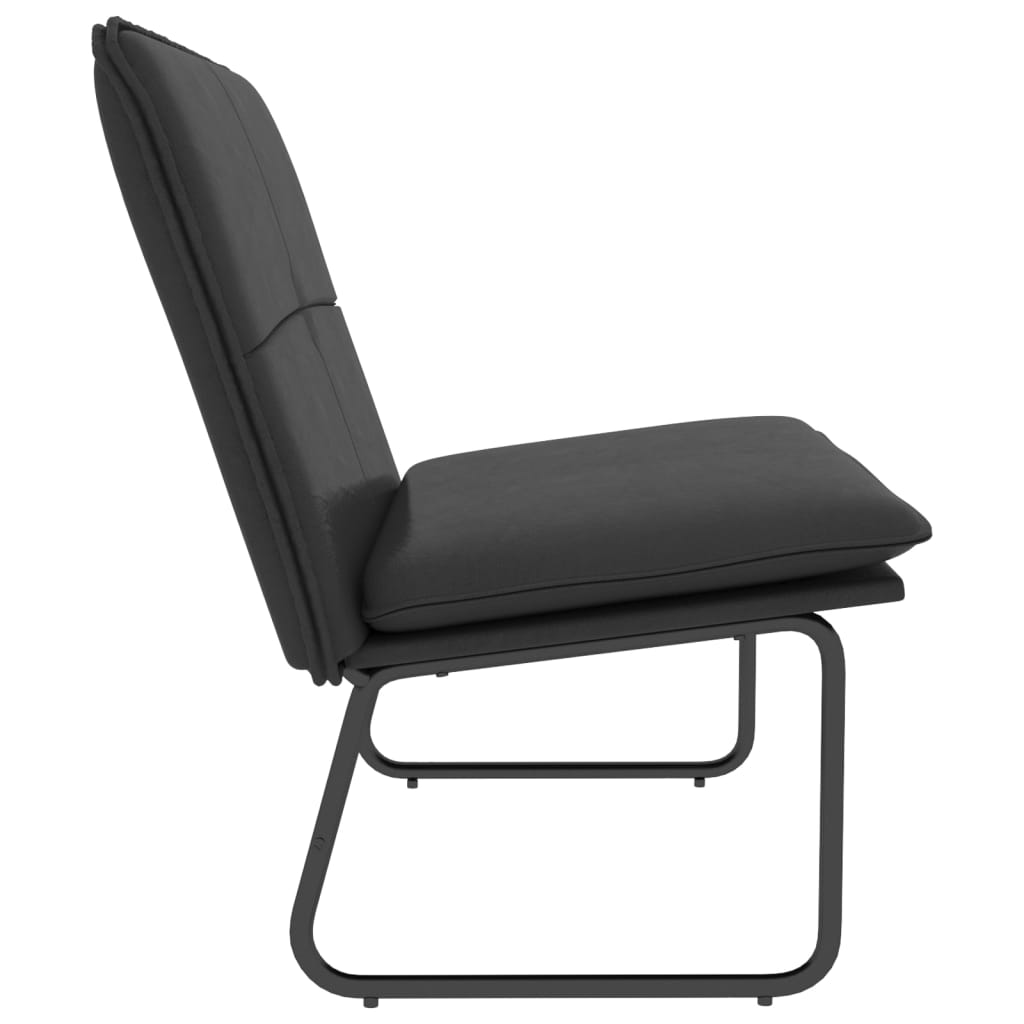 Panca Nera 100x75x76 cm in Similpelle