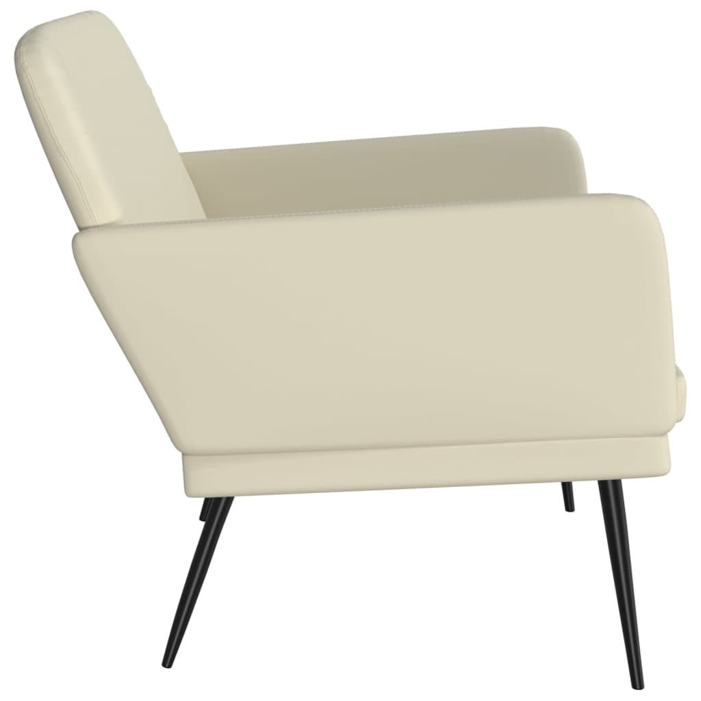 Panca Crema 107x80x81 cm in Similpelle