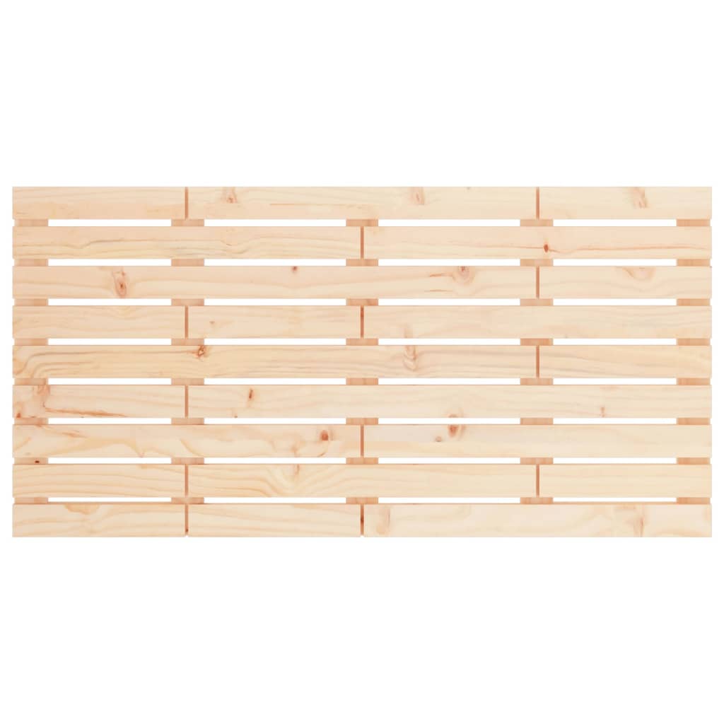 Testiera da Parete 126x3x63 cm in Legno Massello di Pino