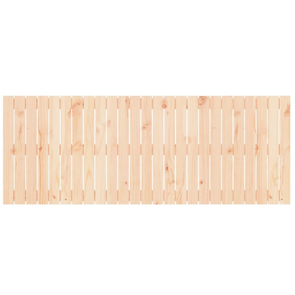 Testiera da Parete 159,5x3x60 cm in Legno Massello di Pino