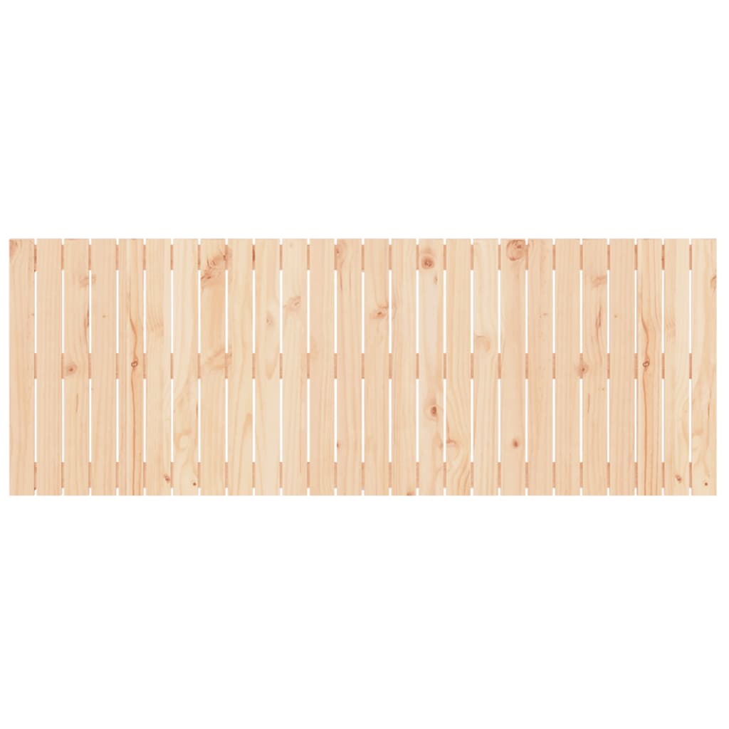 Testiera da Parete 166x3x60 cm in Legno Massello di Pino