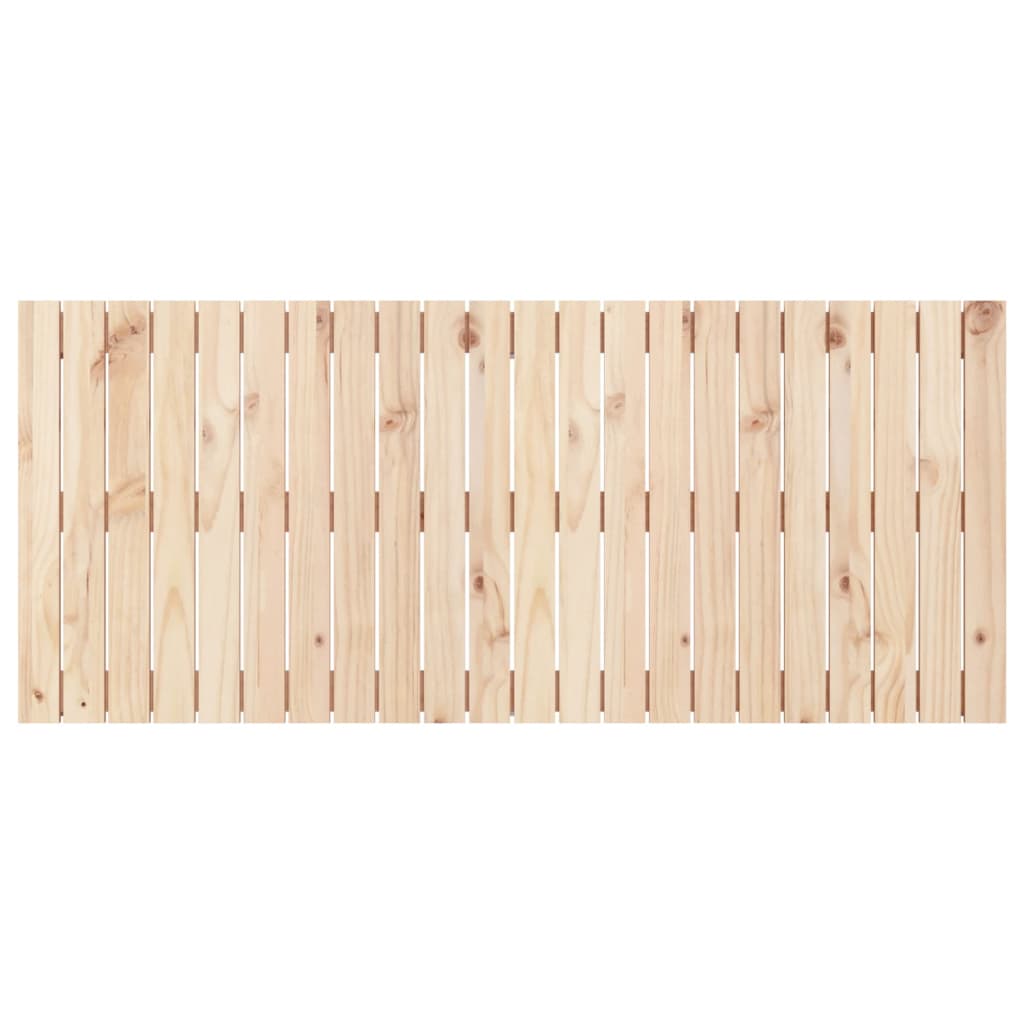 Testiera da Parete 140x3x60 cm in Legno Massello di Pino