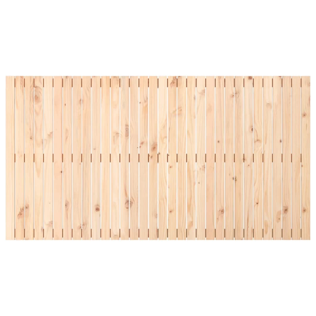 Testiera da Parete 204x3x110 cm in Legno Massello di Pino