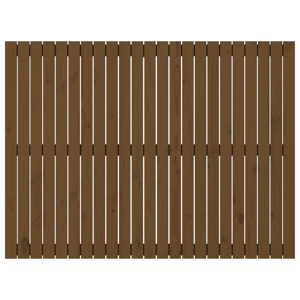 Testiera da Parete Ambra 146,5x3x110 cm Legno Massello di Pino