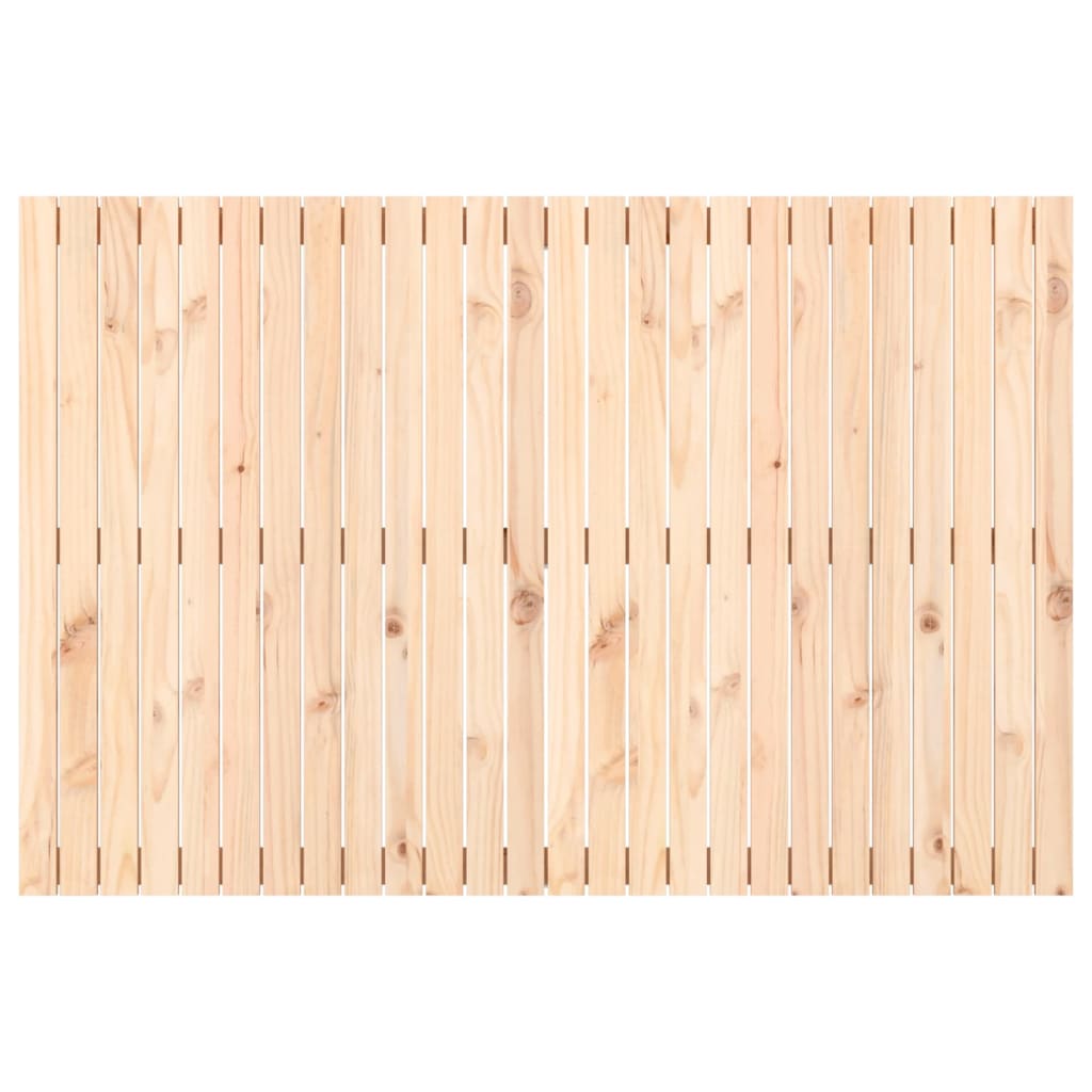 Testiera da Parete 166x3x110 cm in Legno Massello di Pino