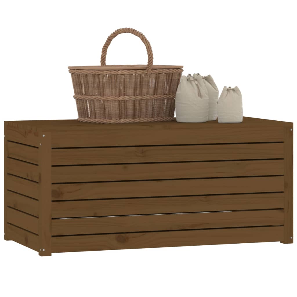 Contenitore Giardino Ambra 101x50,5x46,5 cm Legno Massello Pino