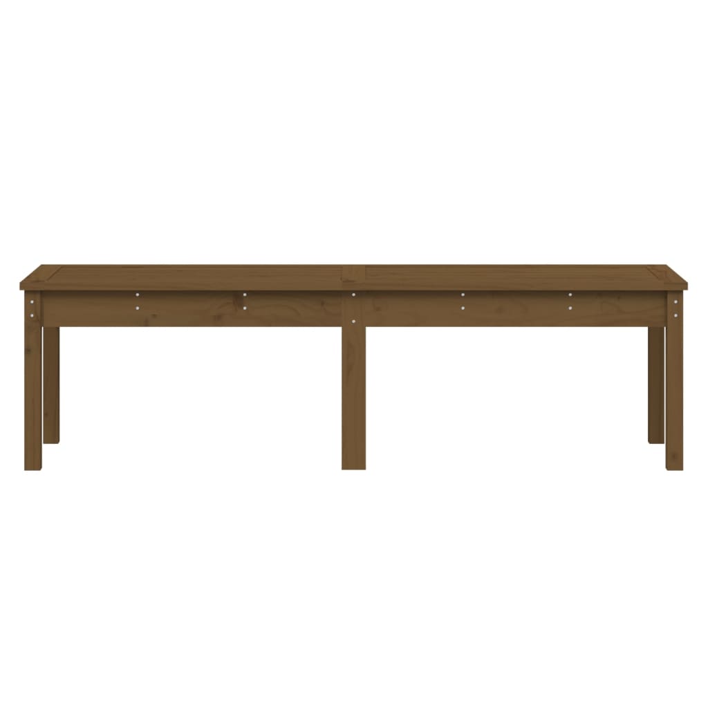 Panca Giardino 2 Posti Ambra 159,5x44x45cm Legno Massello Pino