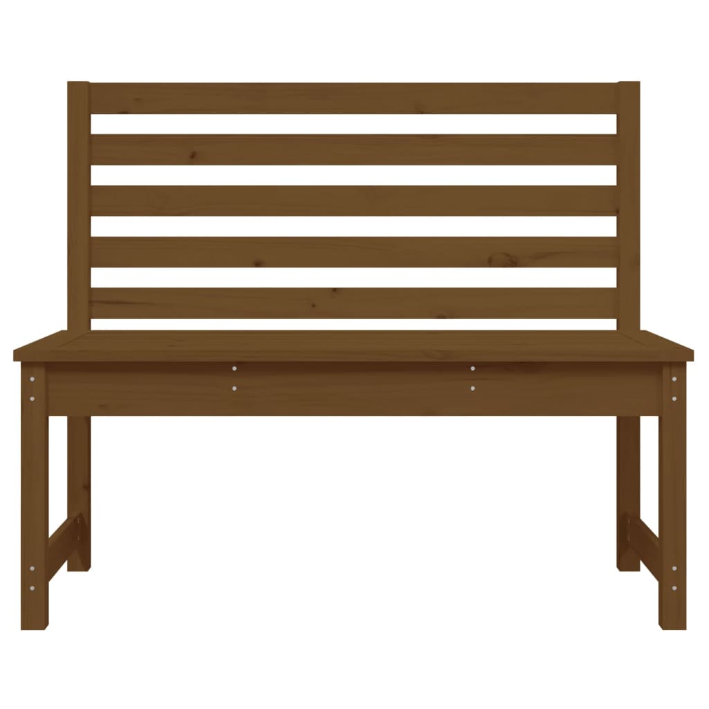 Panca da Giardino Ambra 109 cm in Legno Massello di Pino