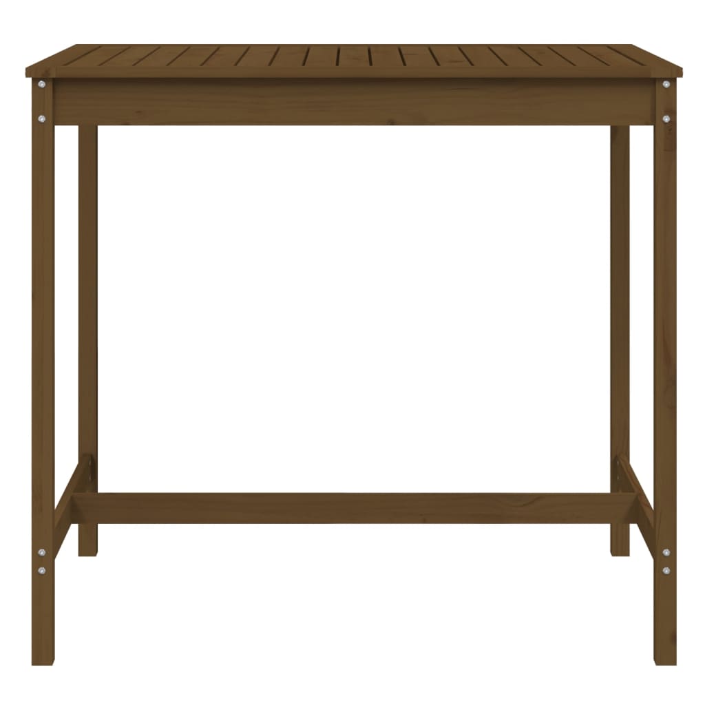 Tavolo da Giardino Ambra 121x82,5x110 cm Legno Massello di Pino