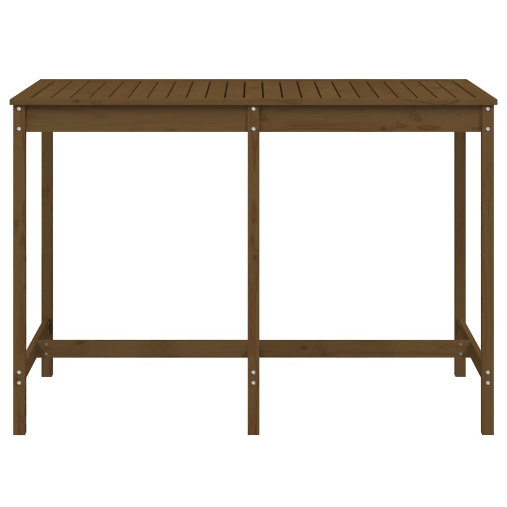 Tavolo da Giardino Ambra 159,5x82,5x110cm Legno Massello Pino