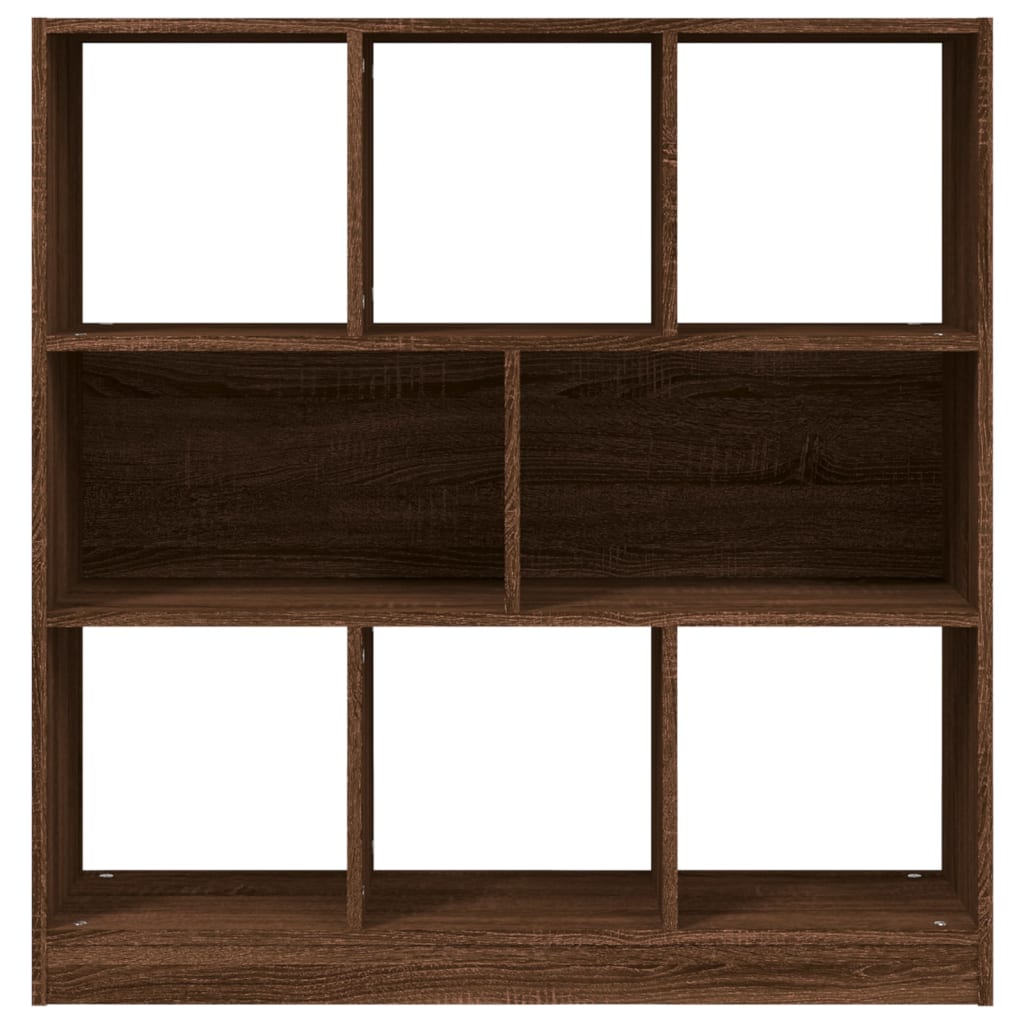 Libreria Rovere Marrone 97,5x29,5x100 cm in Legno Multistrato