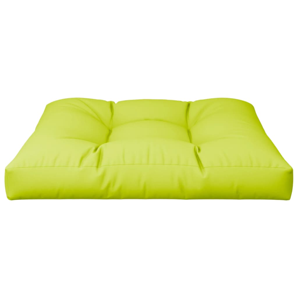 Cuscino per Divano Pallet Verde Brillante 80x80x12 cm