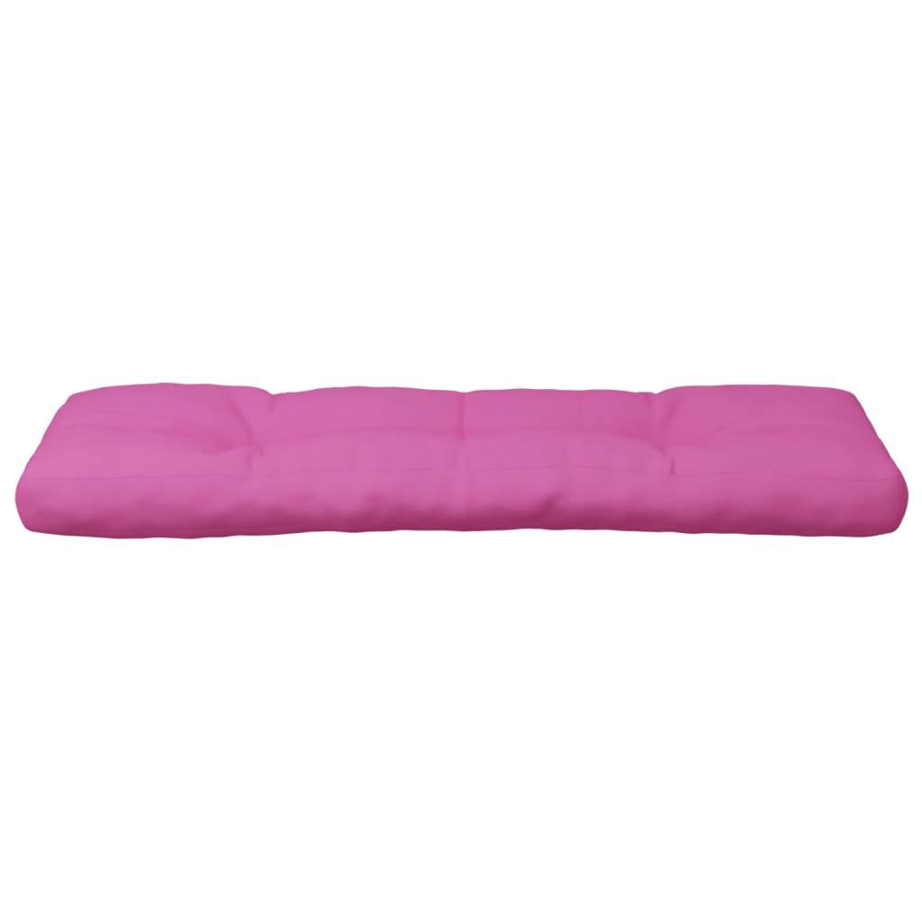 Cuscino per Pallet Rosa 120x40x12 cm in Tessuto