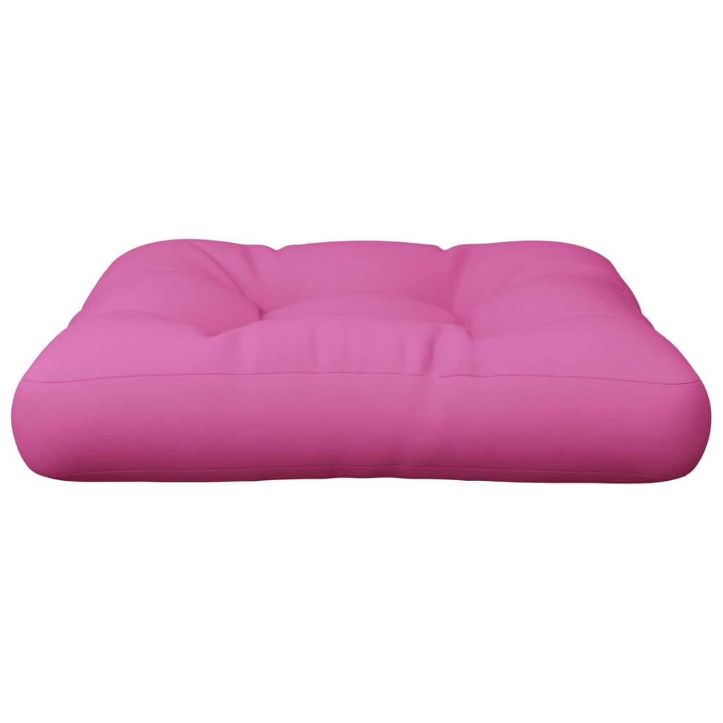 Cuscino per Pallet Rosa 58x58x10 cm in Tessuto Oxford