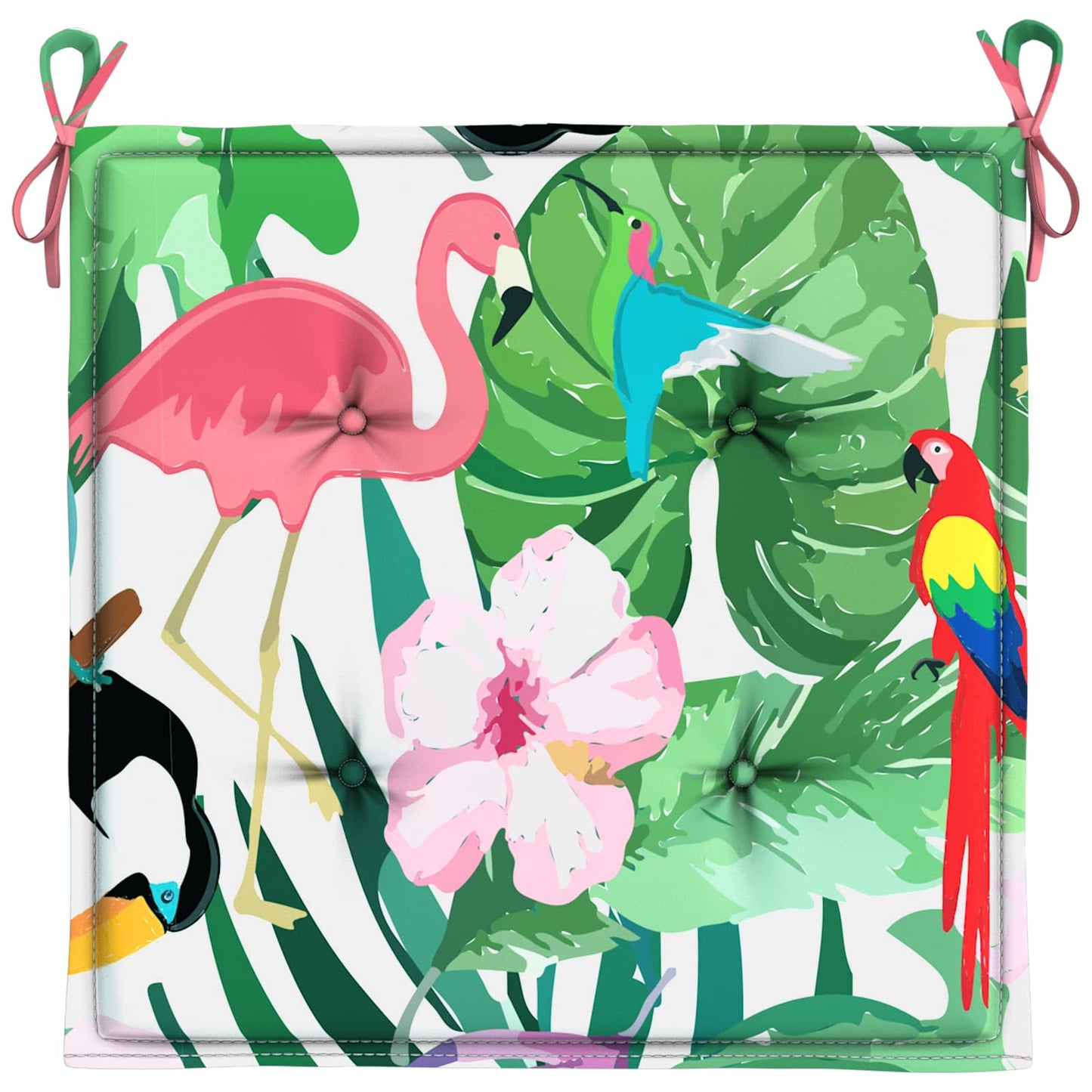Cuscini per sedie 6 pcs Multicolore 50 x 50 x 4 cm