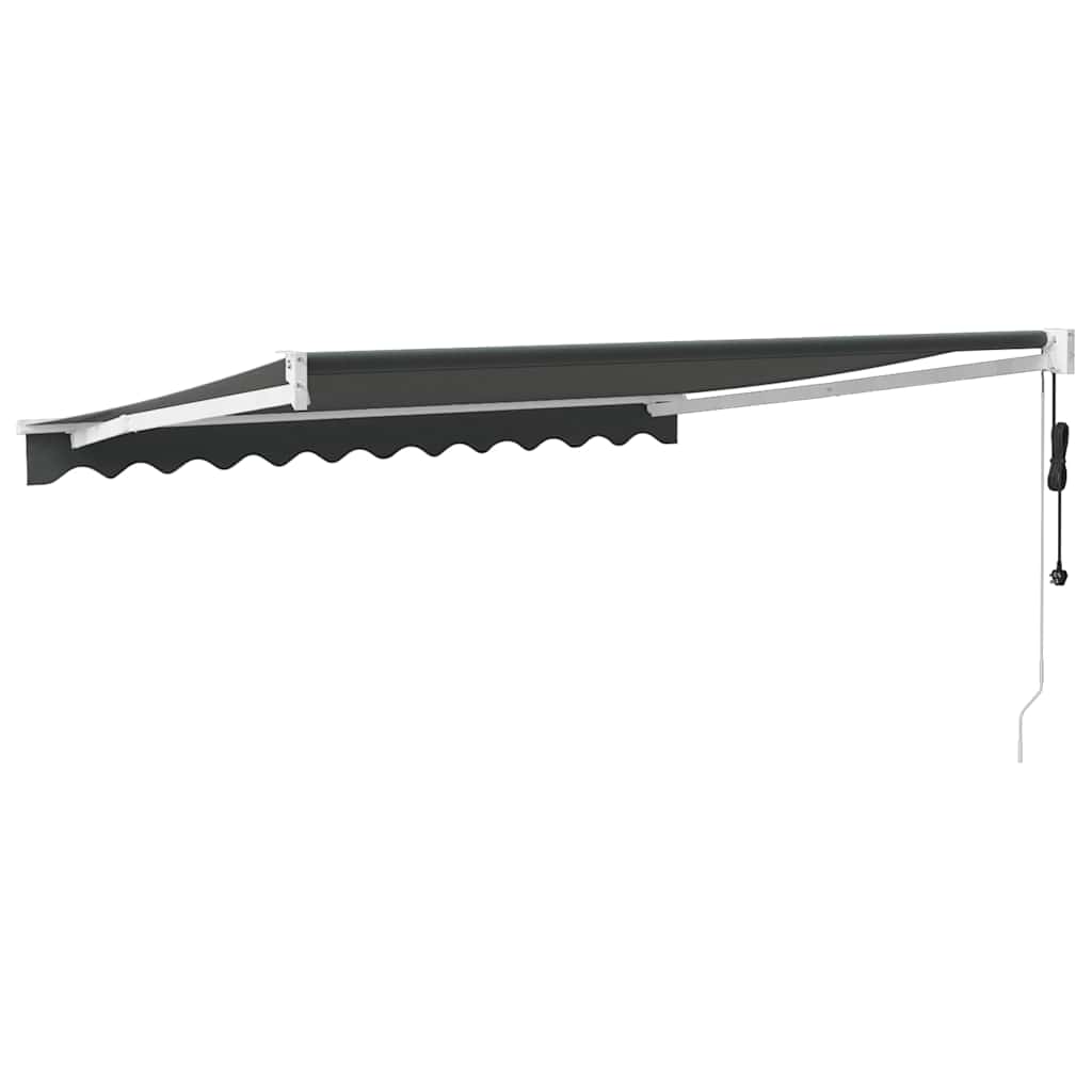 Tenda Sole Automatica Retrattile Antracite 3,5x2,5 m