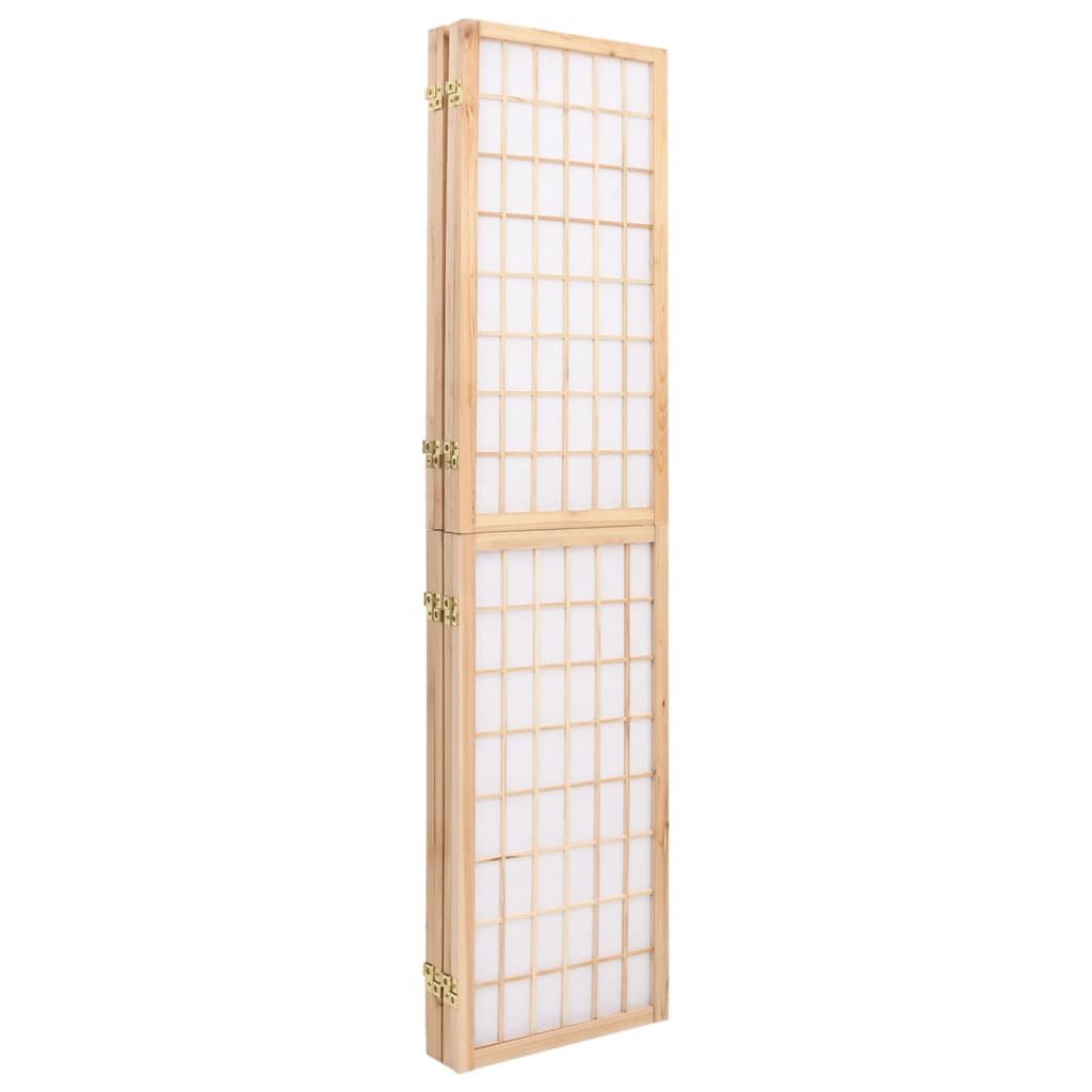 Divisorio Pieghevole 4 Pannelli Stile Giapponese 160x170 cm