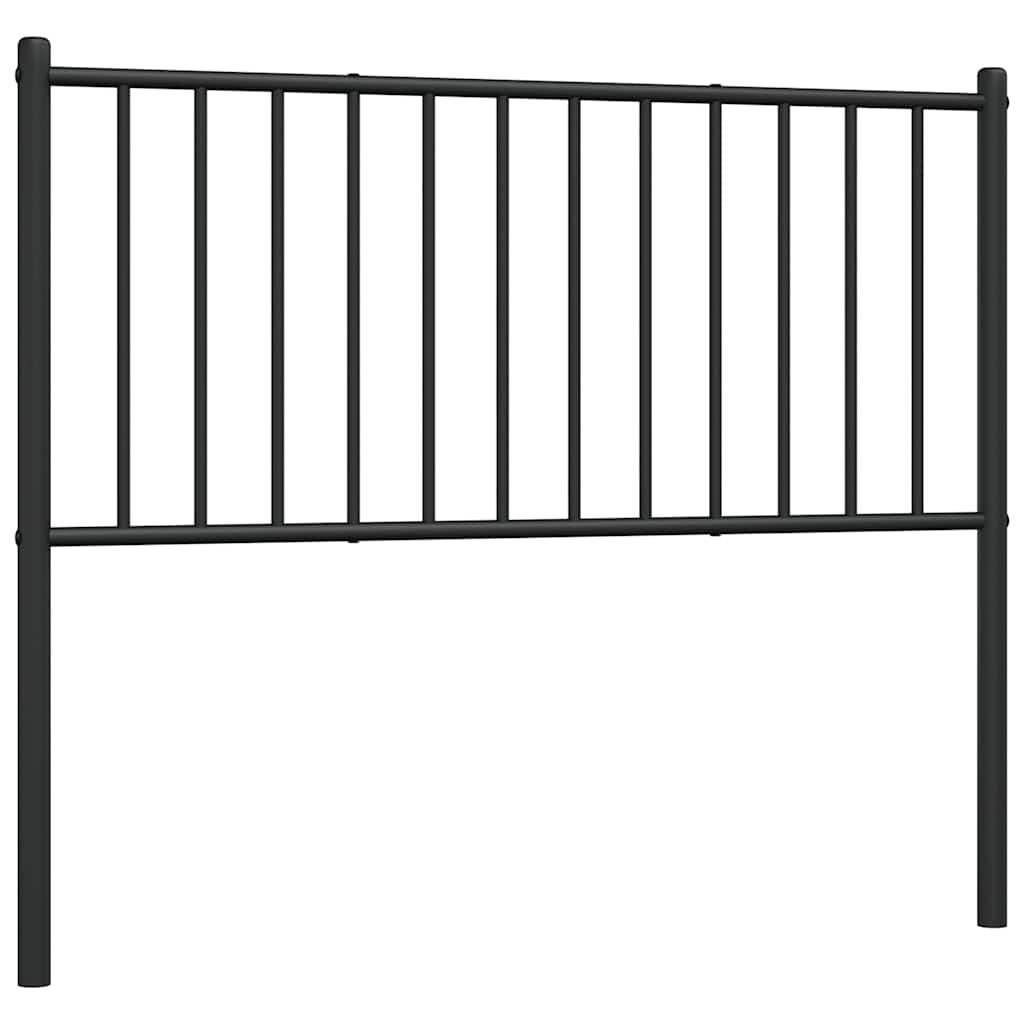 Testiera di Ricambio in Metallo Nero 100 cm
