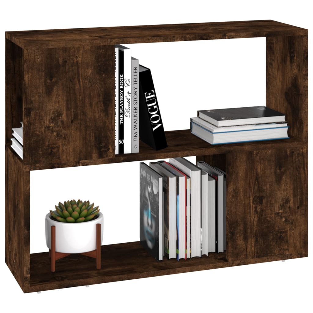 Libreria/Divisorio Rovere Fumo 80x24x63 cm