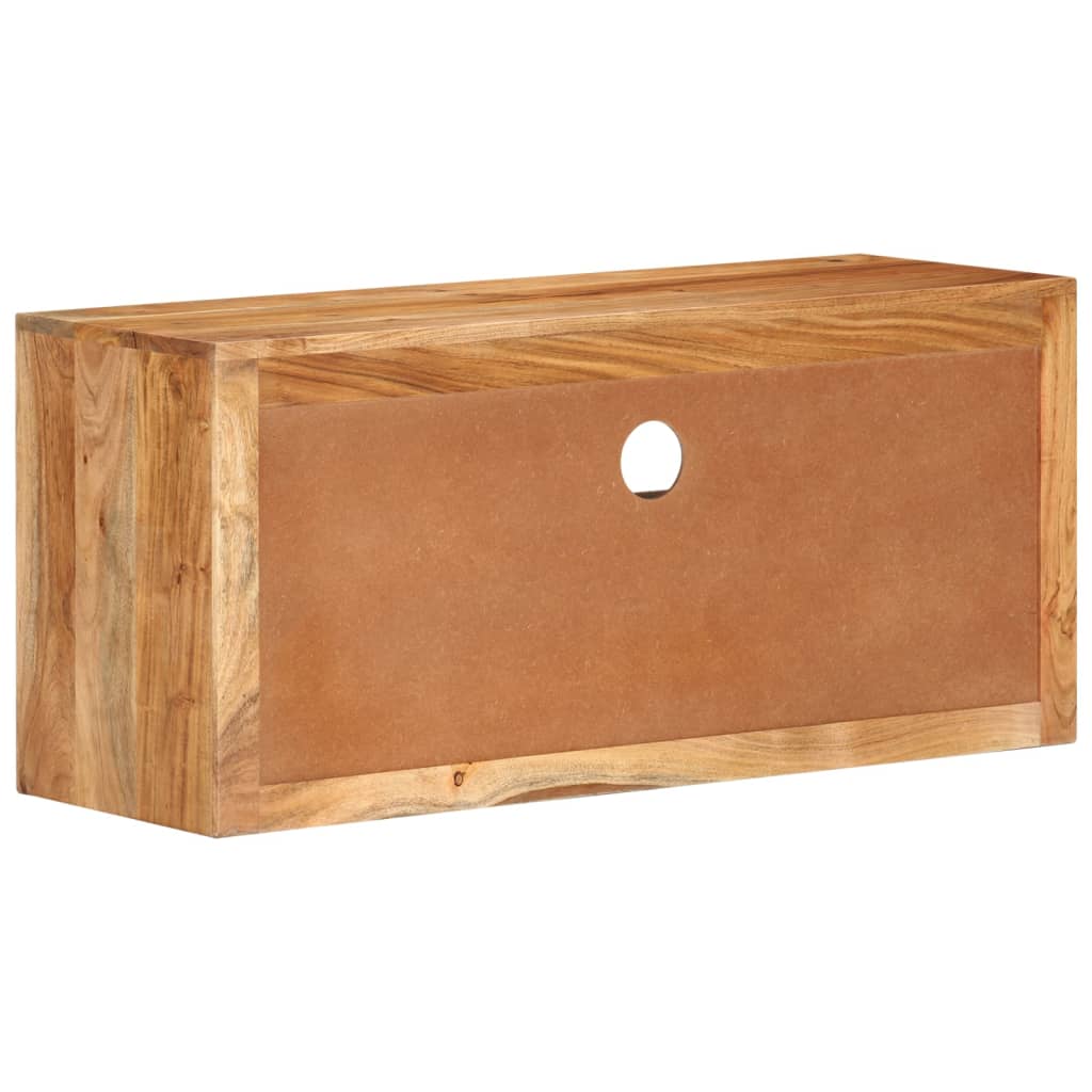 Mobili Porta TV 2pz 88x30x40 cm in Legno Massello di Acacia