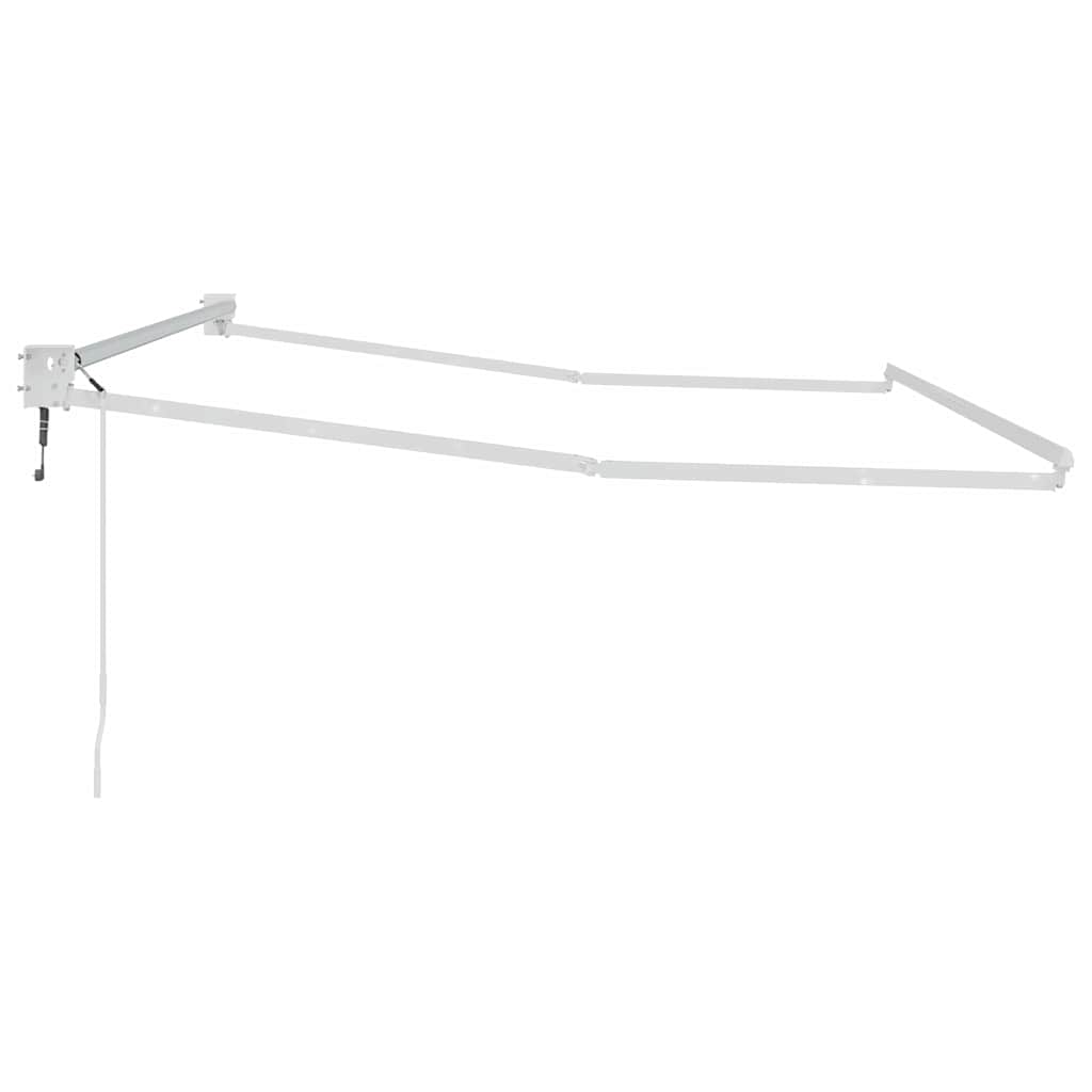 Tenda Retrattile Bianco 300 x 250 cm Alluminio