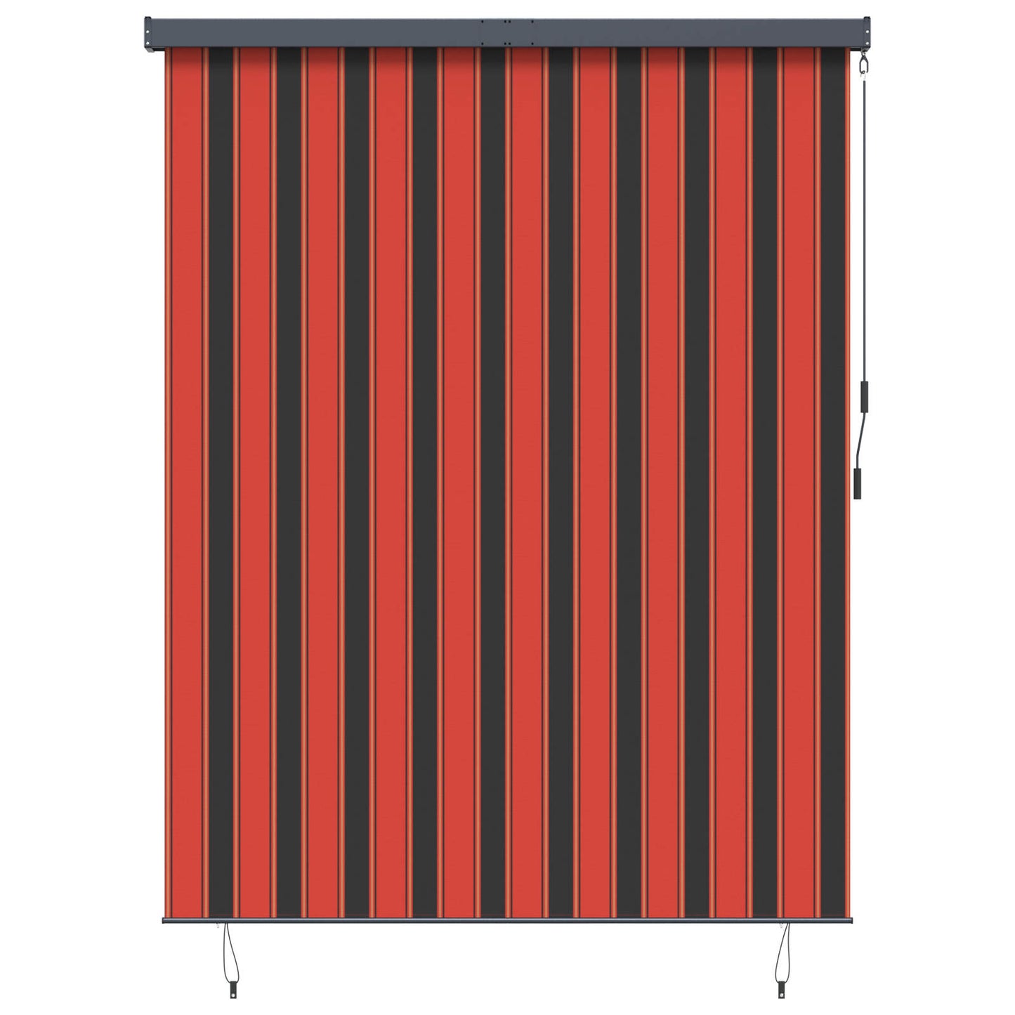 Tenda a rullo con tende Rigato Arancione e Marrone 200 x 250 cm