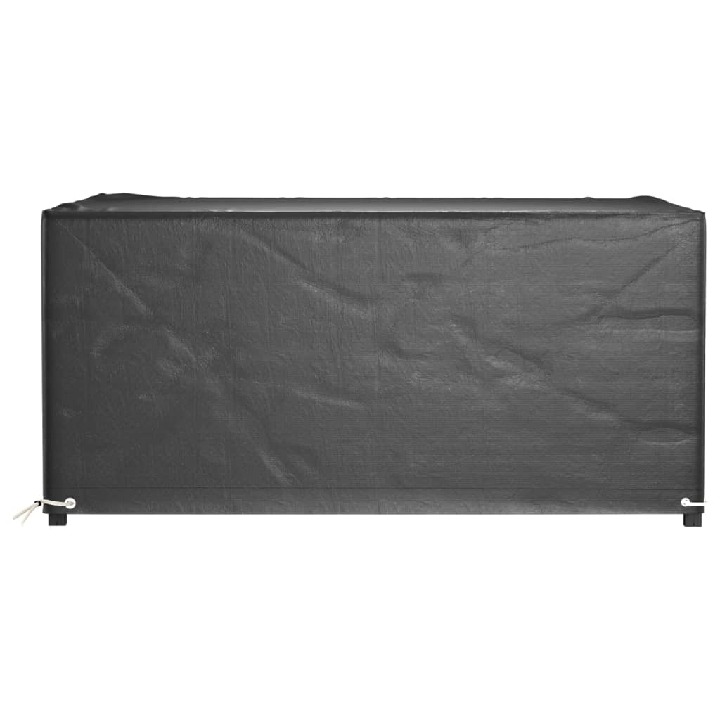 Copri Mobili Giardino 2pz 8 Occhielli 180x135x80cm Rettangolare