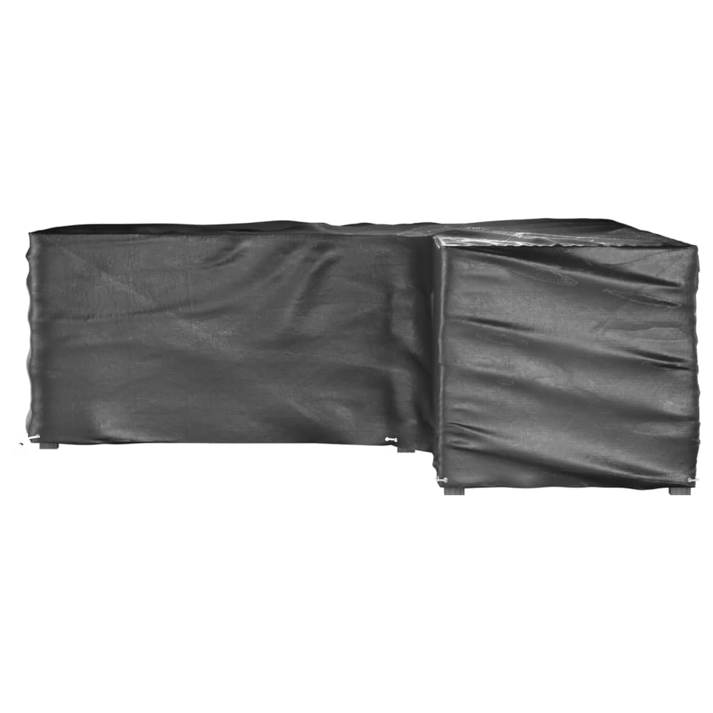 Coperture Mobili da Giardino a L 2pz 16 Occhielli 285x285x90cm