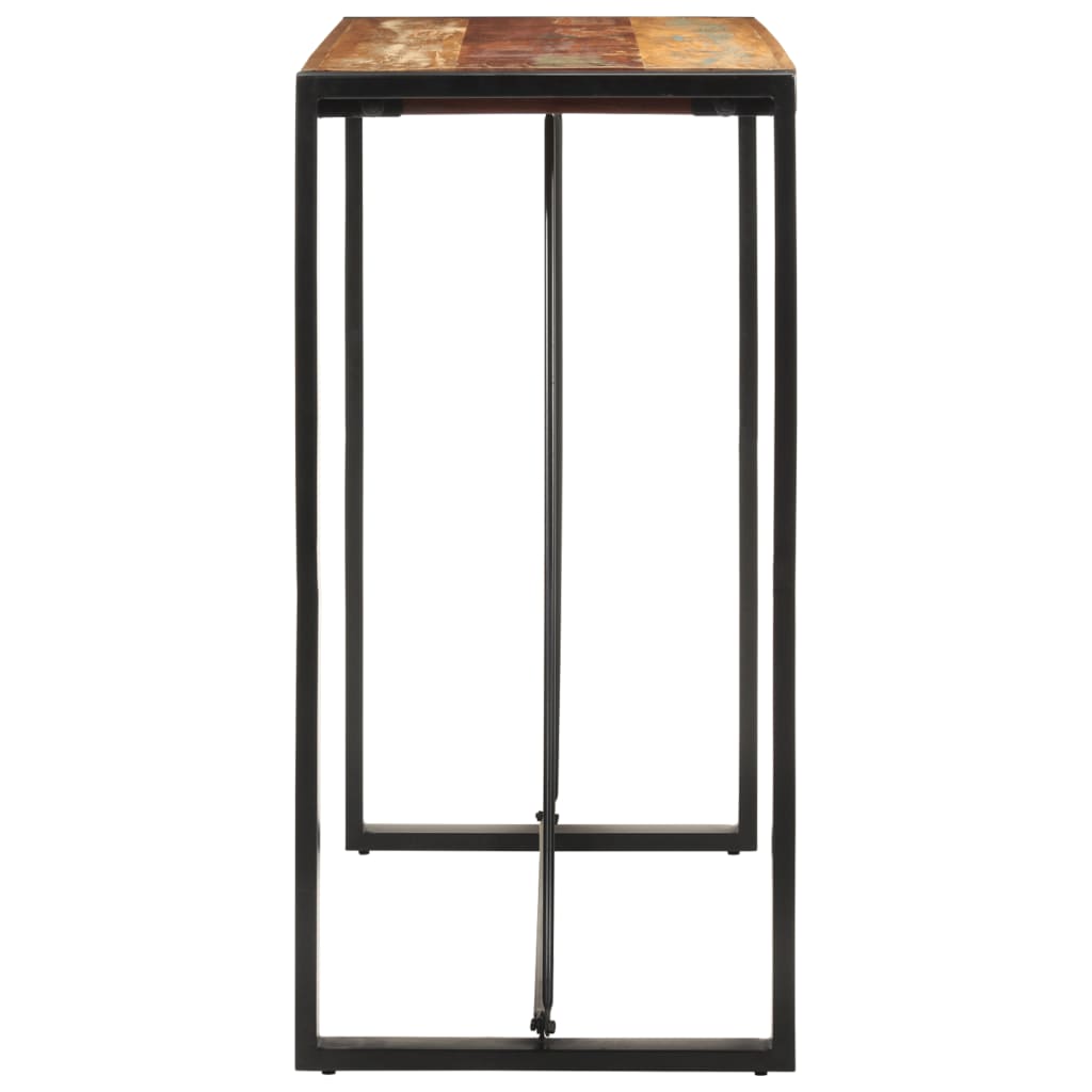 Tavolo da Bar 110x55x110 cm in Legno Massello di Recupero