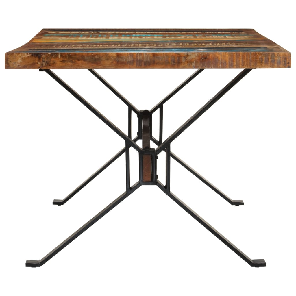 Tavolo da Pranzo 180x90x73 cm in Legno Massello di Recupero