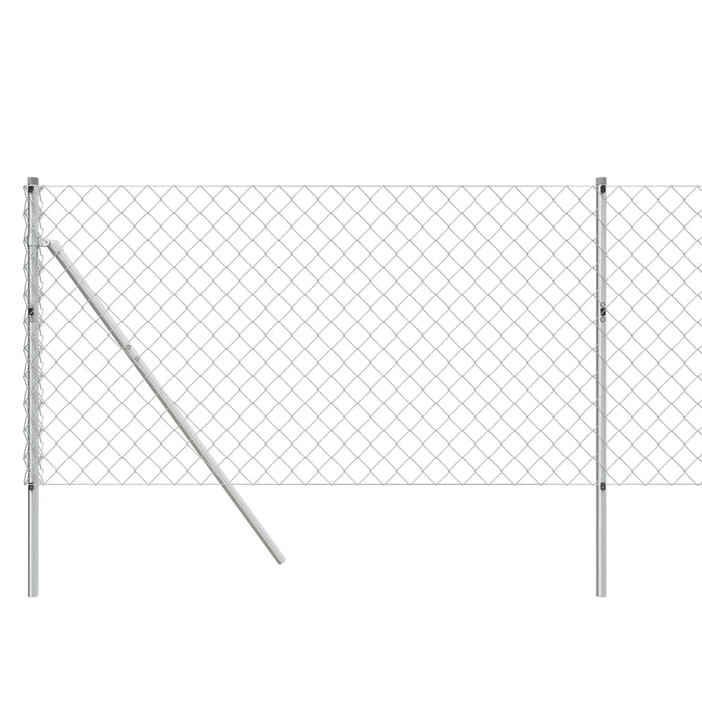 Recinzione a Rete Argento 0,8x25 m