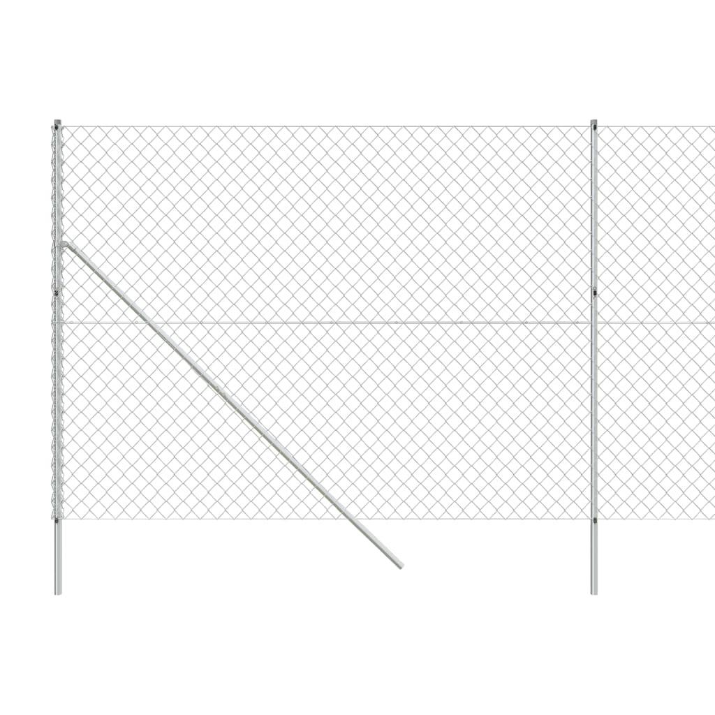 Recinzione a Rete Argento 1,6x25 m