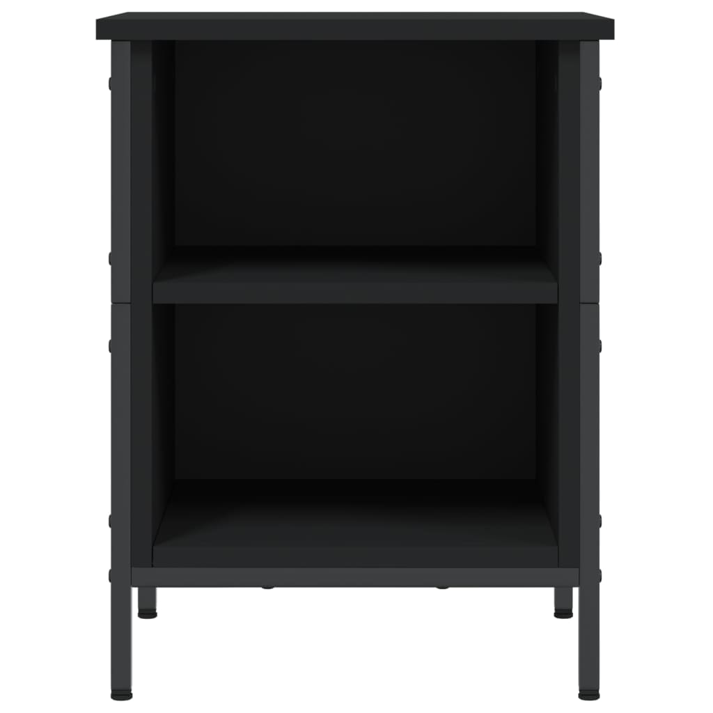 Scarpiera Nera 38x35x50 cm in Legno Multistrato