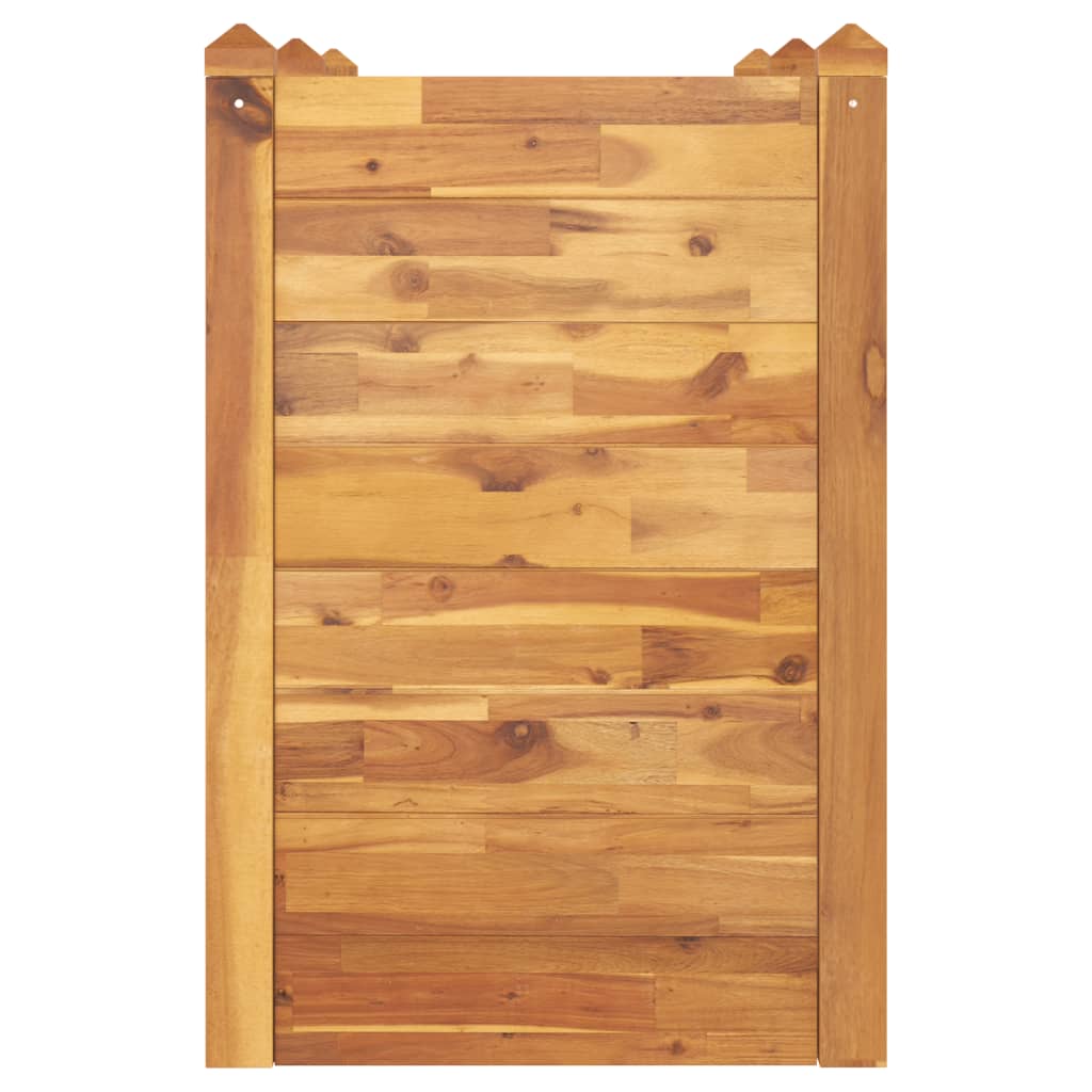 Fioriera Rialzata da Giardino 160x60x84cm Legno Massello Acacia