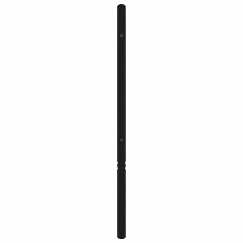 Testiera di Ricambio in Metallo Nero 135 cm